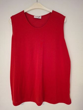 Rotes Sommer Top von Junior Miss, Grösse 52 - Neuwertig!
