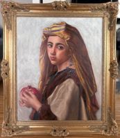 Ölgemälde Kopie - W.A. Bouguereau "Mädchen mit Granatapfel"