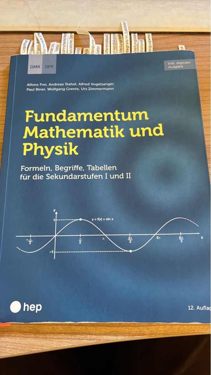 Bücher: Fundamentum Mathematik und Physik gebraucht – Gebraucht aus Edlibach von Foxonthehood