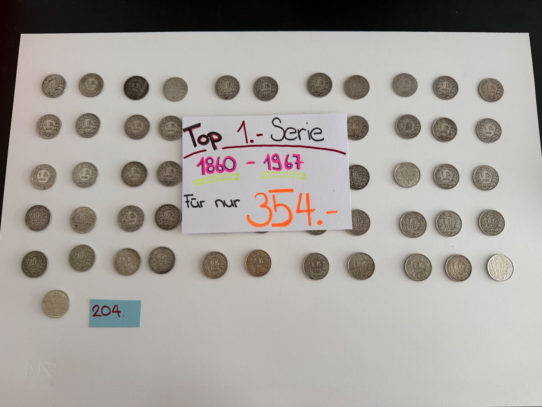 Alle Münzen: Top 1.- Fr. Serie – Gebraucht aus Engi von kasi09