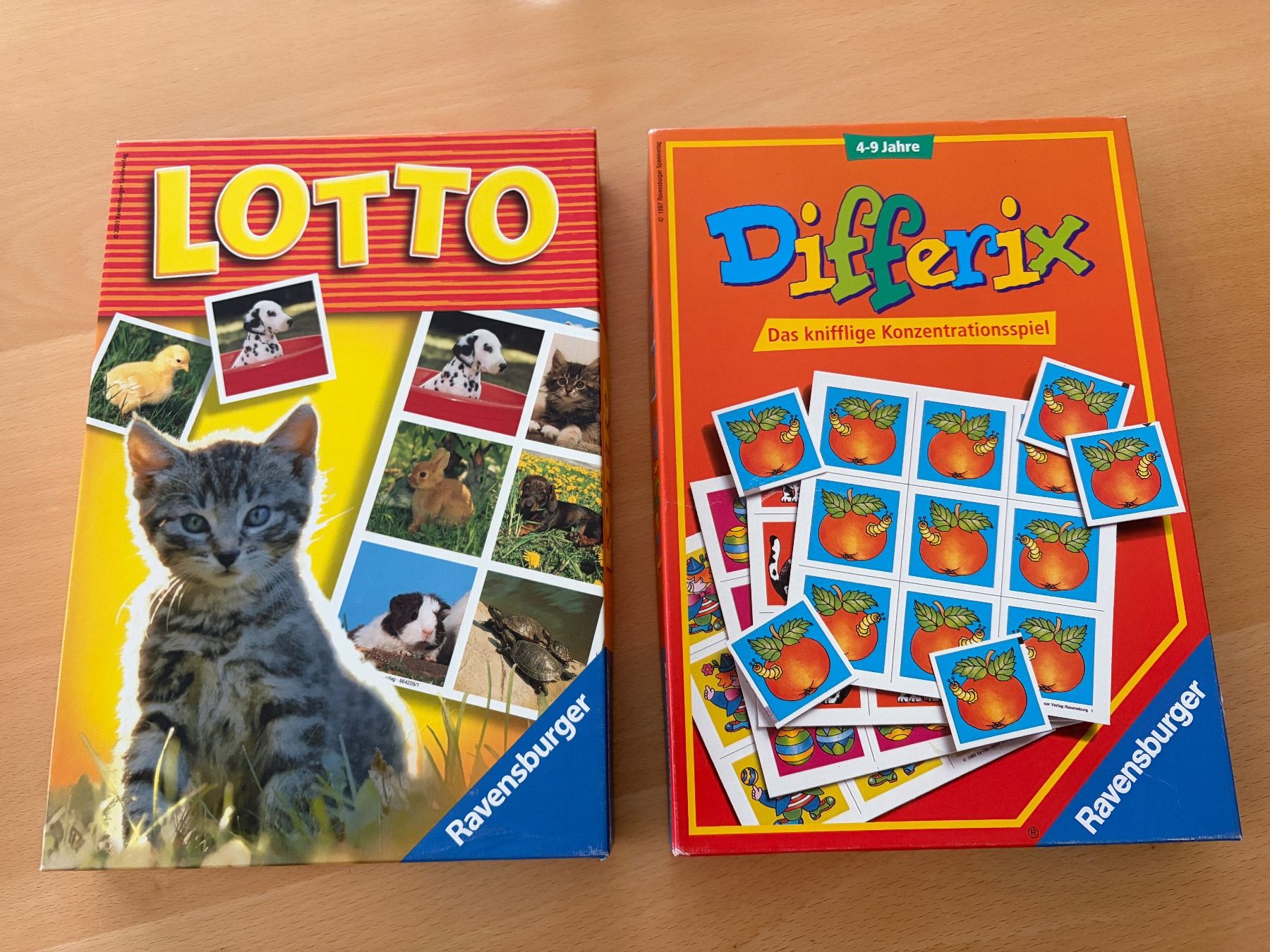 Ravensburger Spiele: Ravensburger Spiele Lotto und Differix gebraucht – Gebraucht aus Wynigen von mellby