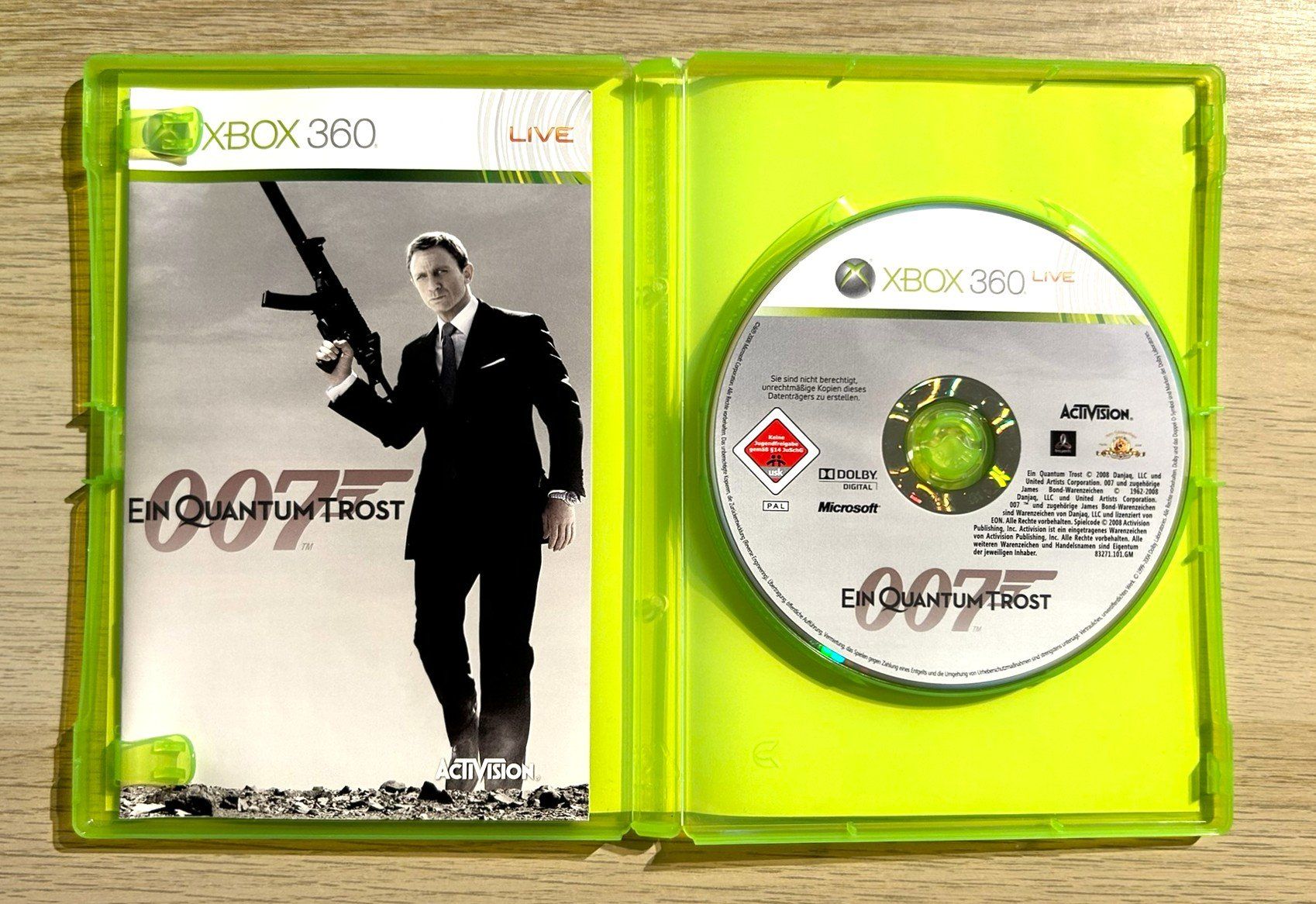 Microsoft Giochi: 007 Ein Quantum Trost Xbox 360 – Usato da St. Gallen venduto da Alpine.Arcade 2