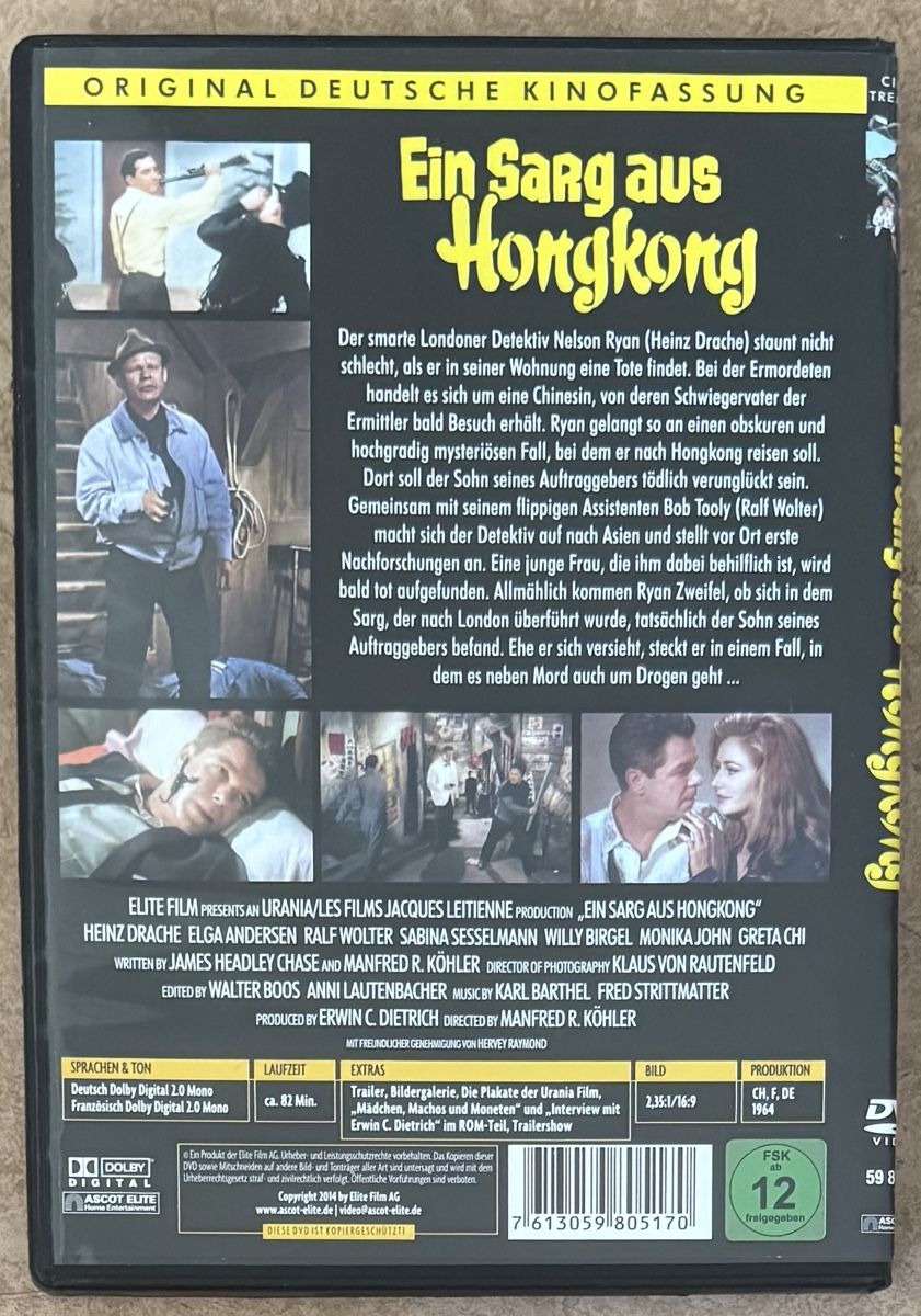 Tutti i DVDs: EIN SARG AUS HONGKONG  – Nuovo (secondo la descrizione) da Dietikon venduto da AndreaSch01 1