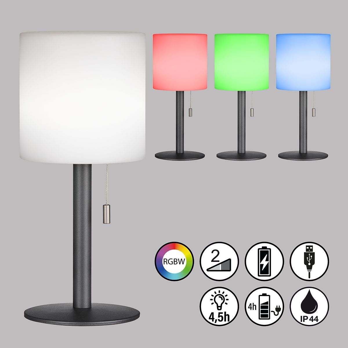 Lampade: LED Aussen Tischleuchte, 30 cm Höhe – Nuovo (secondo la descrizione) da Kreuzlingen venduto da Smart-Light