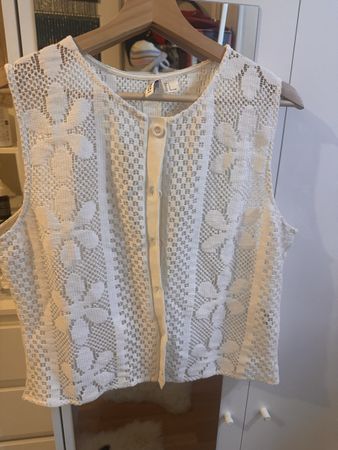 Chemisier sans manche brodé H&M