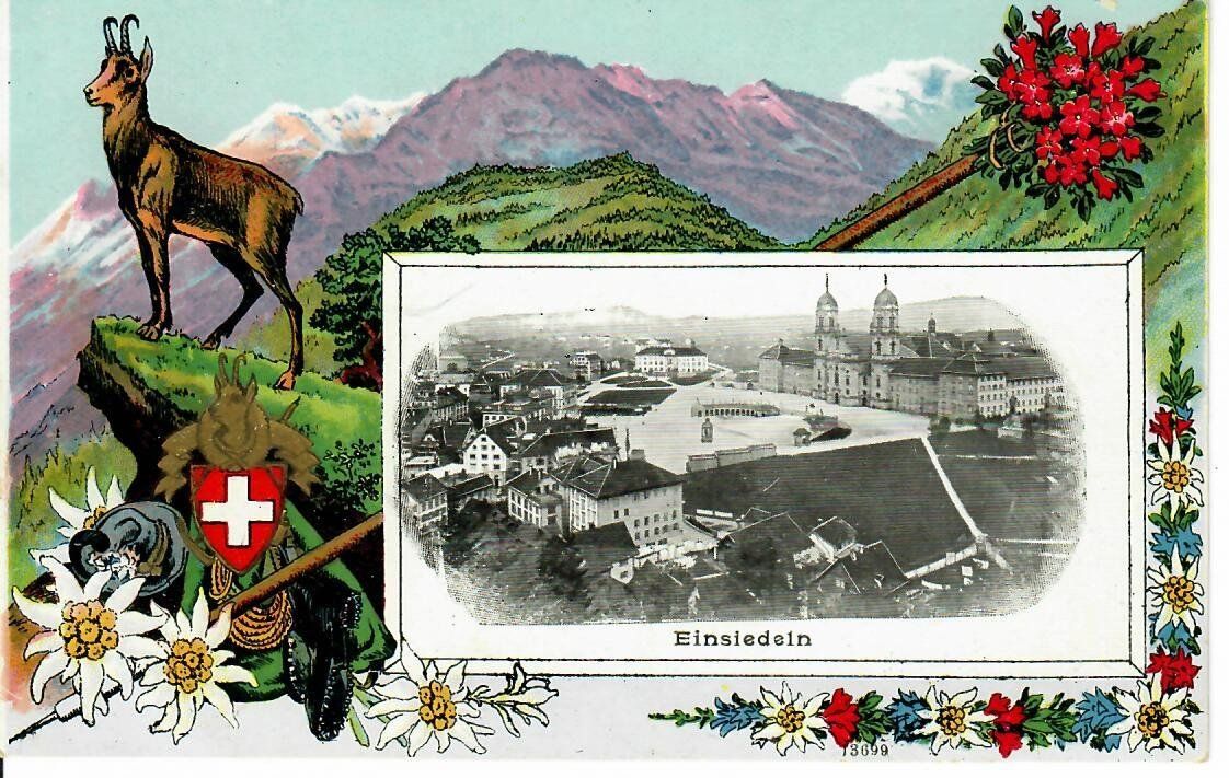 Cartes postales: Einsiedeln – D'occasion à Hochdorf par Ziegel-16