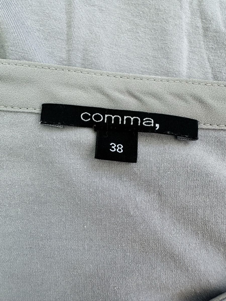 Comma Blusen: COMMA, BLUSE / LANGARM-TOP Gr. 38 Hellgrau / Silber – Gebraucht aus Baar von AlicjasWunderland 3