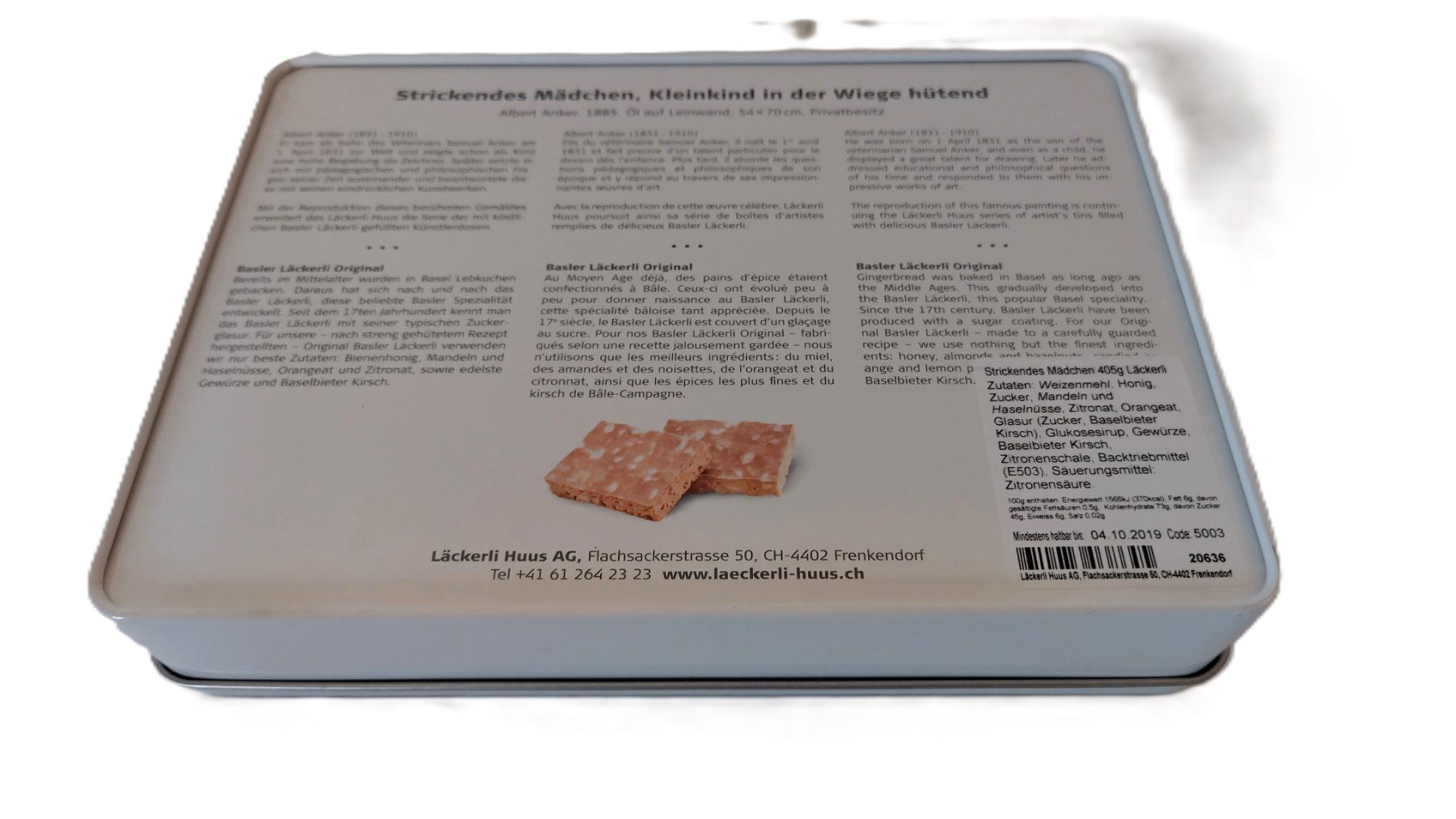 Sonstige Dekorationen & Accessoires: Albert Anker Blechdose Läckerli Huus 2019 ab Fr. 8.- – Gebraucht aus Bellach von JingleJerry 2