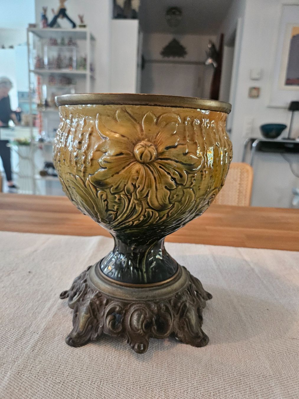 Blumentöpfe: ANTIKEN BLUMENTOPF ODER VASE AUS FRANKREICH UM 1900 – Gebraucht aus Locarno von ICARO8 1