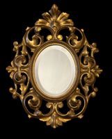 Specchio barocco, Italia, legno dorato XVIII sec