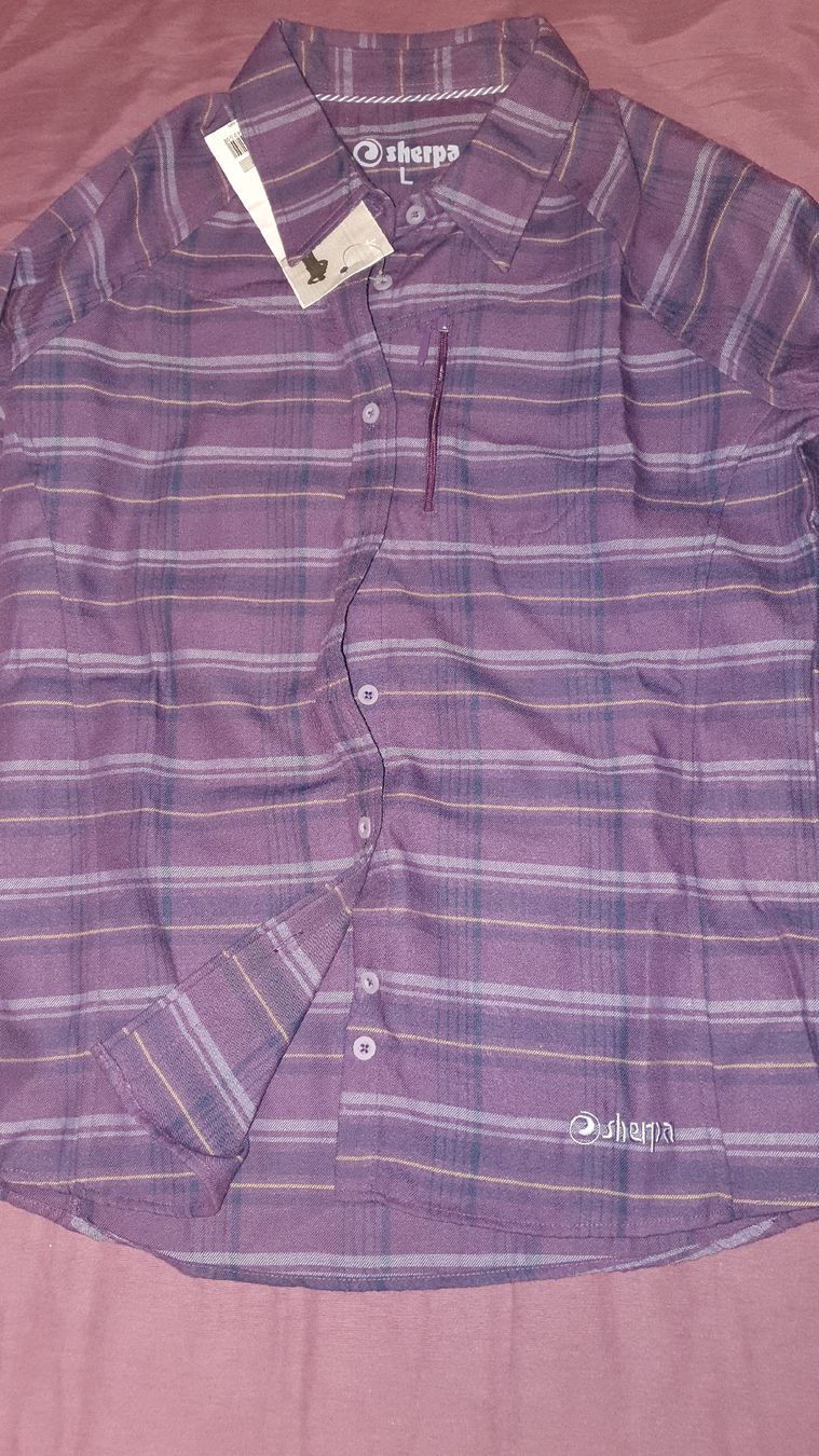 Sherpa Camicette: Sherpa Damenhemd, Gr L, neu – Nuovo e nell'imballaggio originale da Muttenz venduto da pixopus 3
