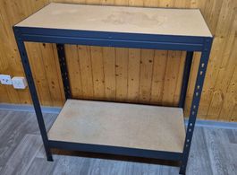Alu-Regal mit Pavatex Platten