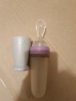 Baby Fläschli mit Löffelaufsatz - Praktisch für unterwegs