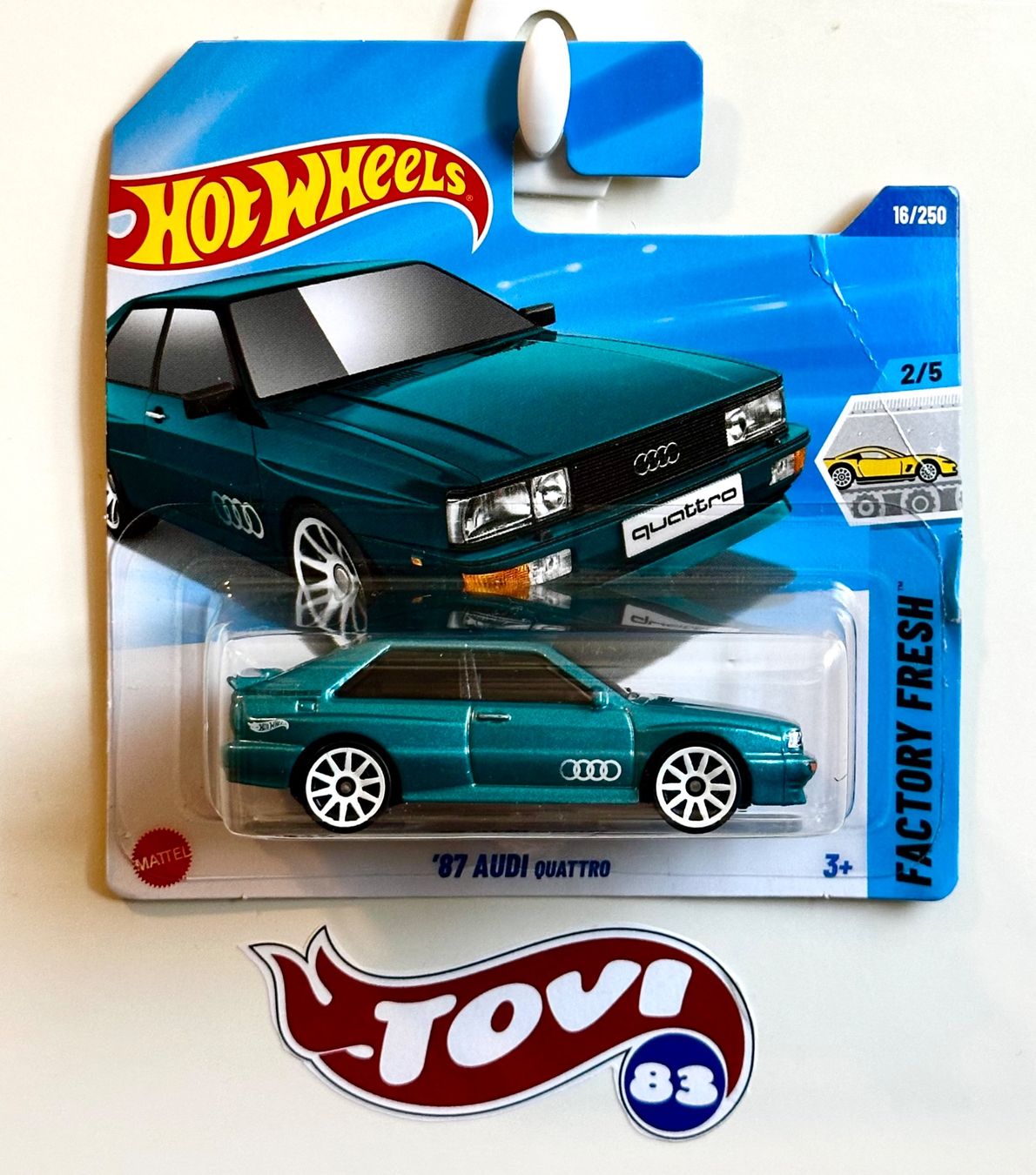 Hot Wheels Modellini d'auto: Hot Wheels '87 Audi Quattro – Nuovo e nell'imballaggio originale da Wettingen venduto da Tovi83