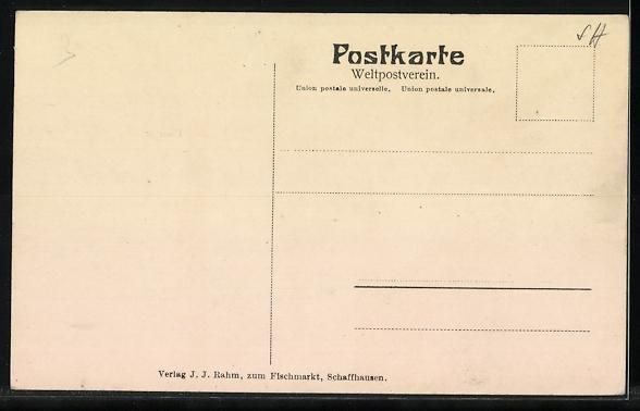 Cartes postales: Schaffhausen, Bahnhof, Post, Obertor, Ga – D'occasion à Berlin par bartko-reher 1