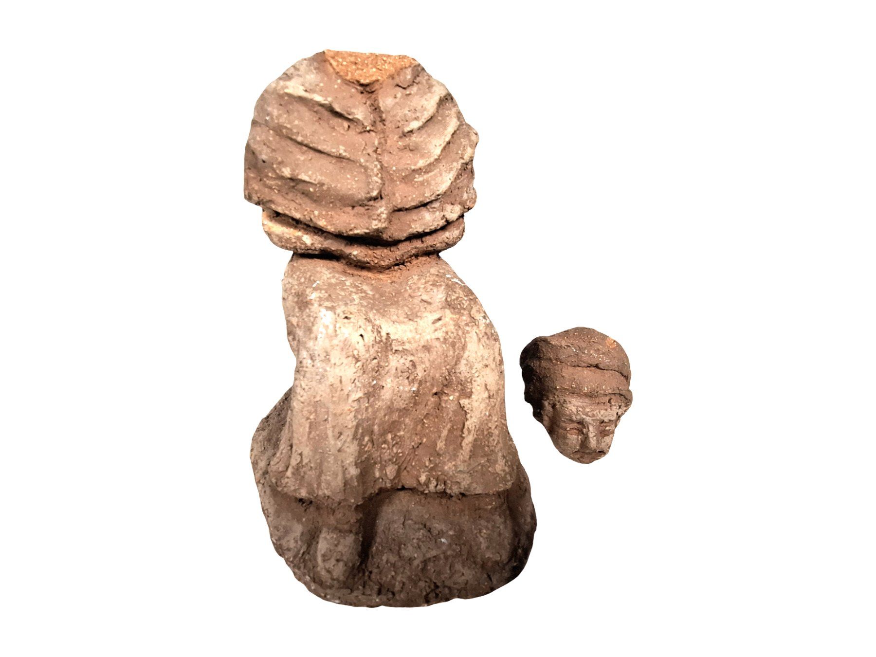 Figurines: Dekorative Sitzfigur mit separatem Kopf – D'occasion à Wil SG par Restwert_Wil 3
