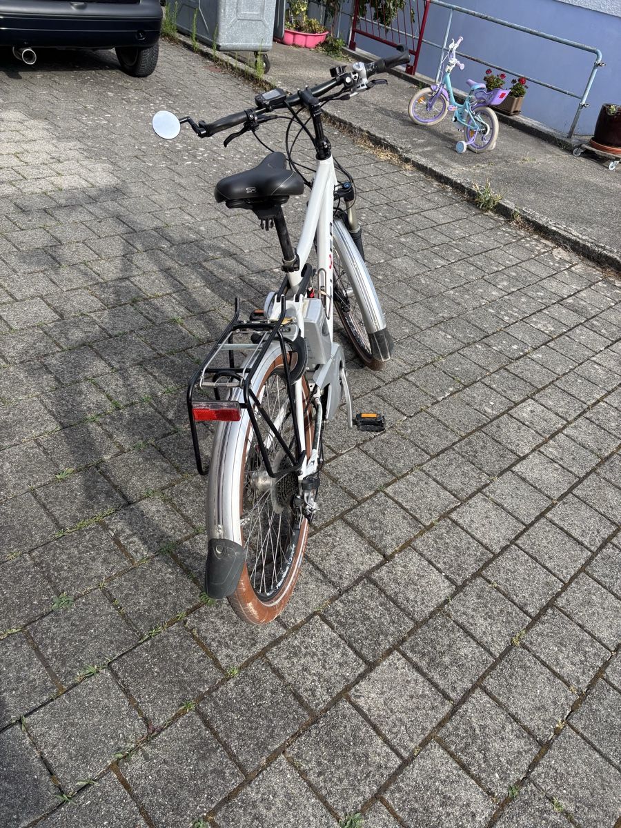 Flyer Velos: Flyer E-Bike weiss mit Display 8203 km – Gebraucht aus Brittern von Mi-rot 2