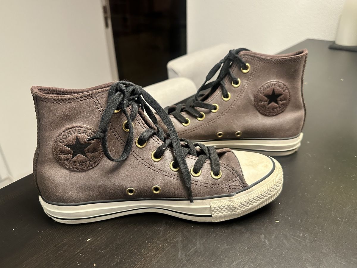 Converse Scarpe da donna: Converse All Star Chucks Leder Braun Gr. 37  – Usato da Winterthur venduto da Angel2024 1