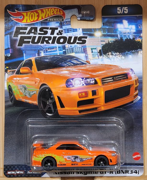 NISSAN SKYLINE GT-R R34 HOT WHEELS FAST & FURIOUS PREMIUM RR | Comprare ...