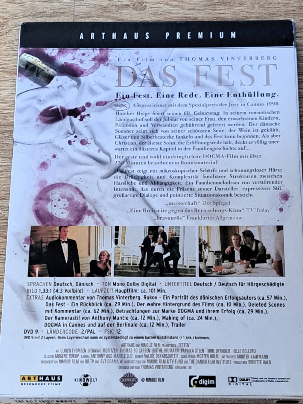Alle DVDs: DVD DAS FEST, 2-Disc Arthaus Premium Edition – Gebraucht aus Unterseen von Kanica 1