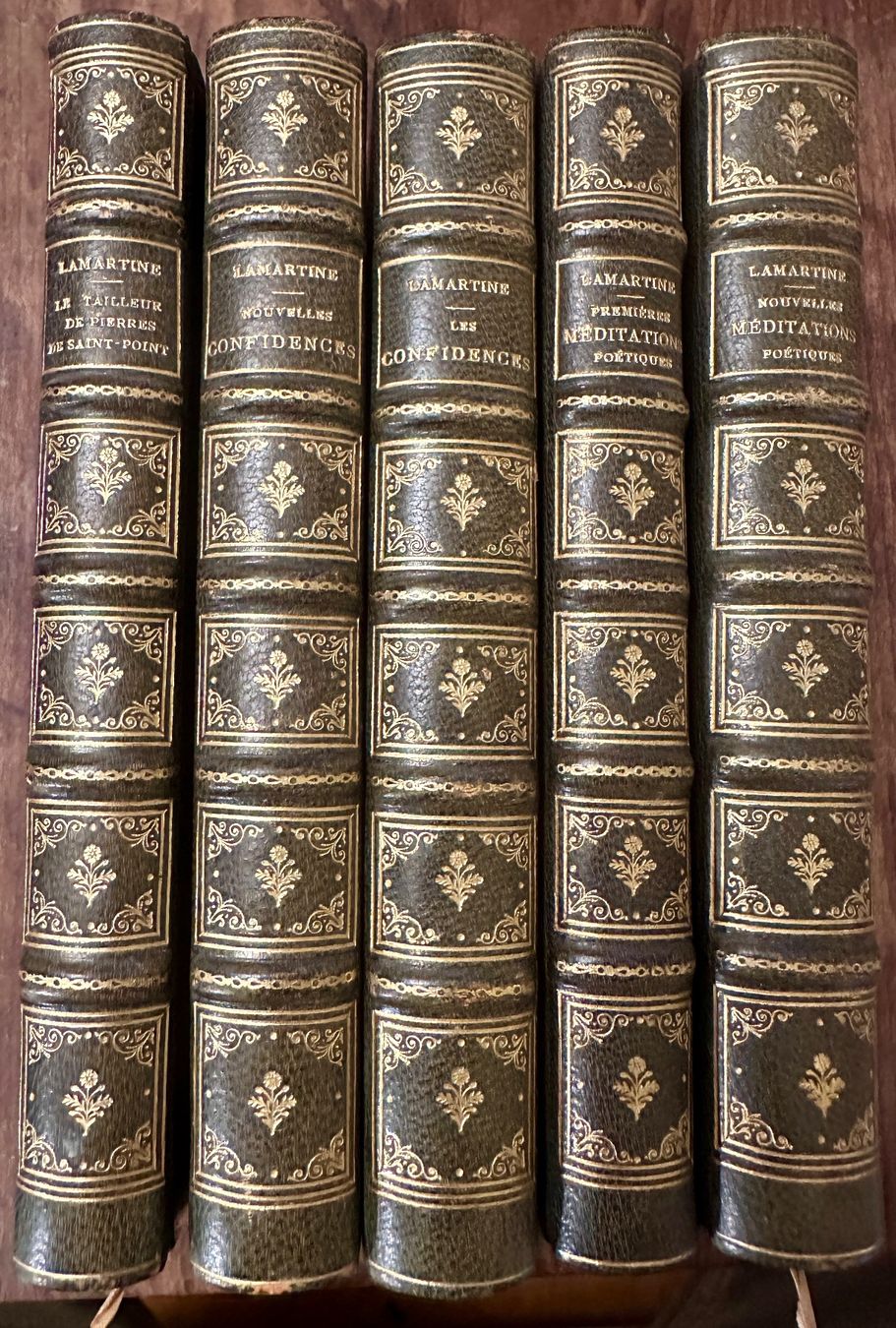 Libri: Alphonse de Lamartine: Oeuvres. 5 tomes. – Usato da Zürich venduto da allp