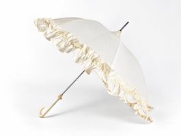 LISBETH DAHL Eleganter Regenschirm mit Rüschen