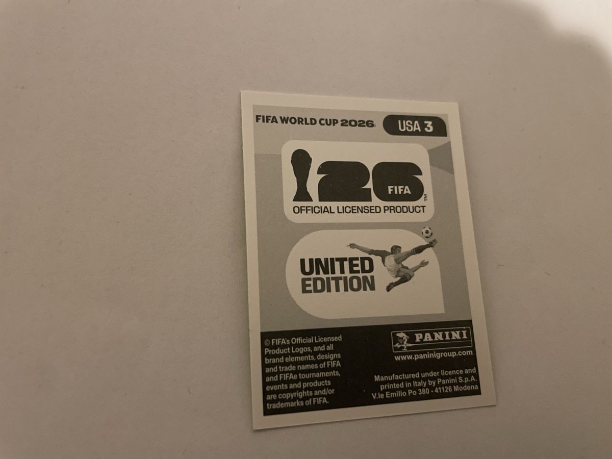 Panini Sammelbilder & Trading cards: FIFA WM Chris Richards USA 3 – Neu (gemäss Beschreibung) aus Winterthur von Cobraforce 1