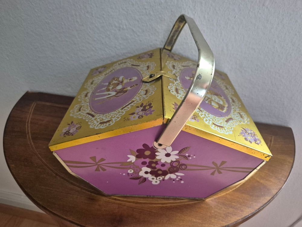 Alte Stork Bonbons Blechdose Vintage Reklame Blech Dose Deko (Gebraucht ...