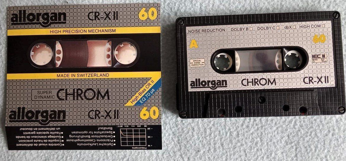 Musicassette: ALLORGAN CR-XII 60 - cassette – Usato da Le Locle venduto da borgespatricia 2