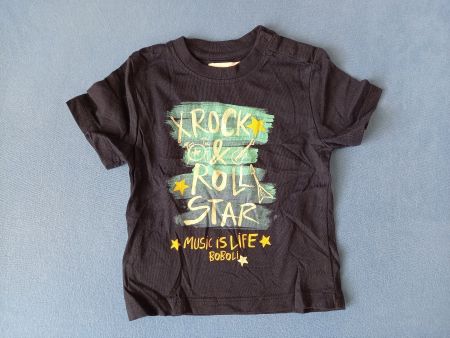 T-Shirt Gr. 74 - Rock & Roll Star Music is life