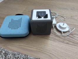 Toniebox  grau mit Tasche und Ladestation