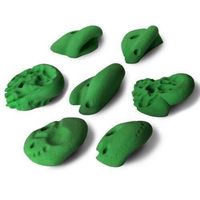 ALPIDEX 7 Stück XL Klettergriffe GREEN