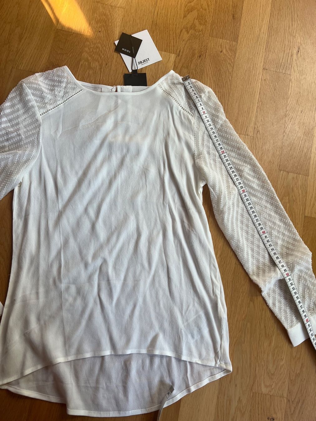 Chemisiers: OBJECT Bluse Gr.36 cremeweiss – D'occasion à Bern par tweety713 4