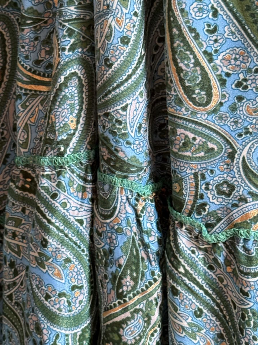 Kleider: Boho Maxistufenkleid aus Seide – Neu (gemäss Beschreibung) aus Sigriswil von ck56 3