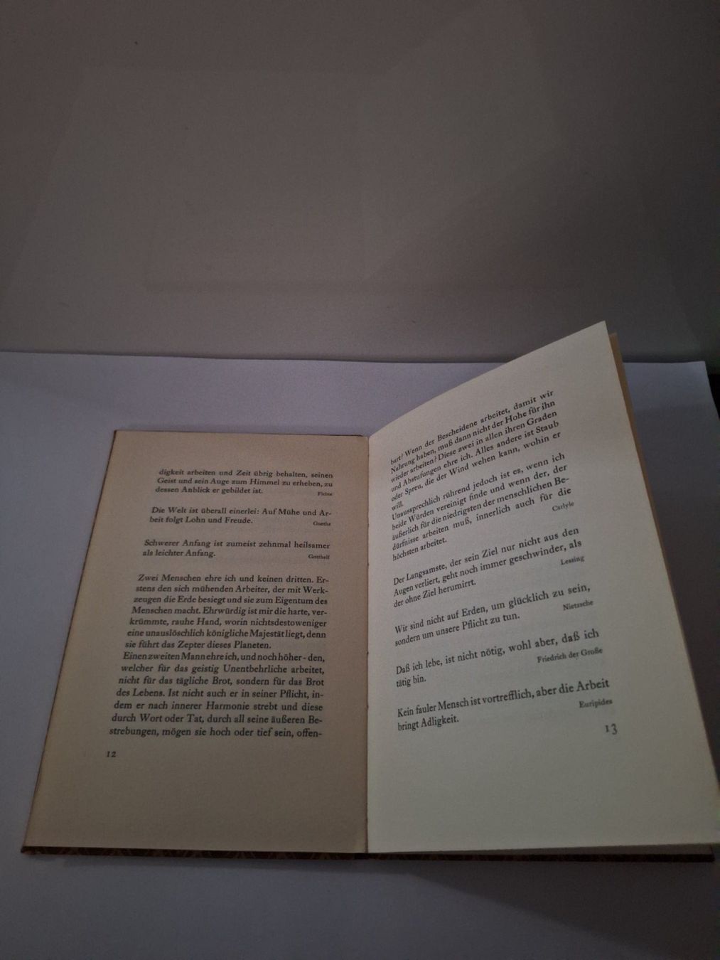 Bücher: Vom Sinn der Arbeit, Worte bedeutender Denker – Gebraucht aus Basel von emi_8nzm