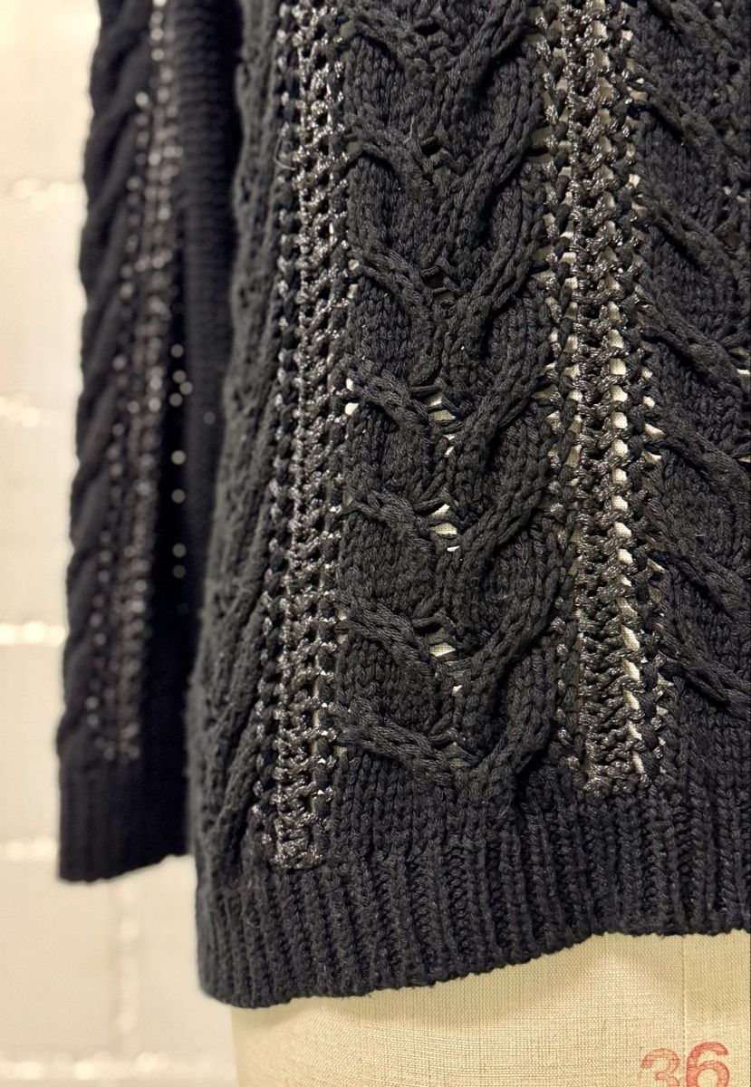 Mango Maglioni & Felpe: Strickpullover mit Zopfmuster von Mango, Grösse S – Usato da Chur venduto da Lilo_Pulver 5