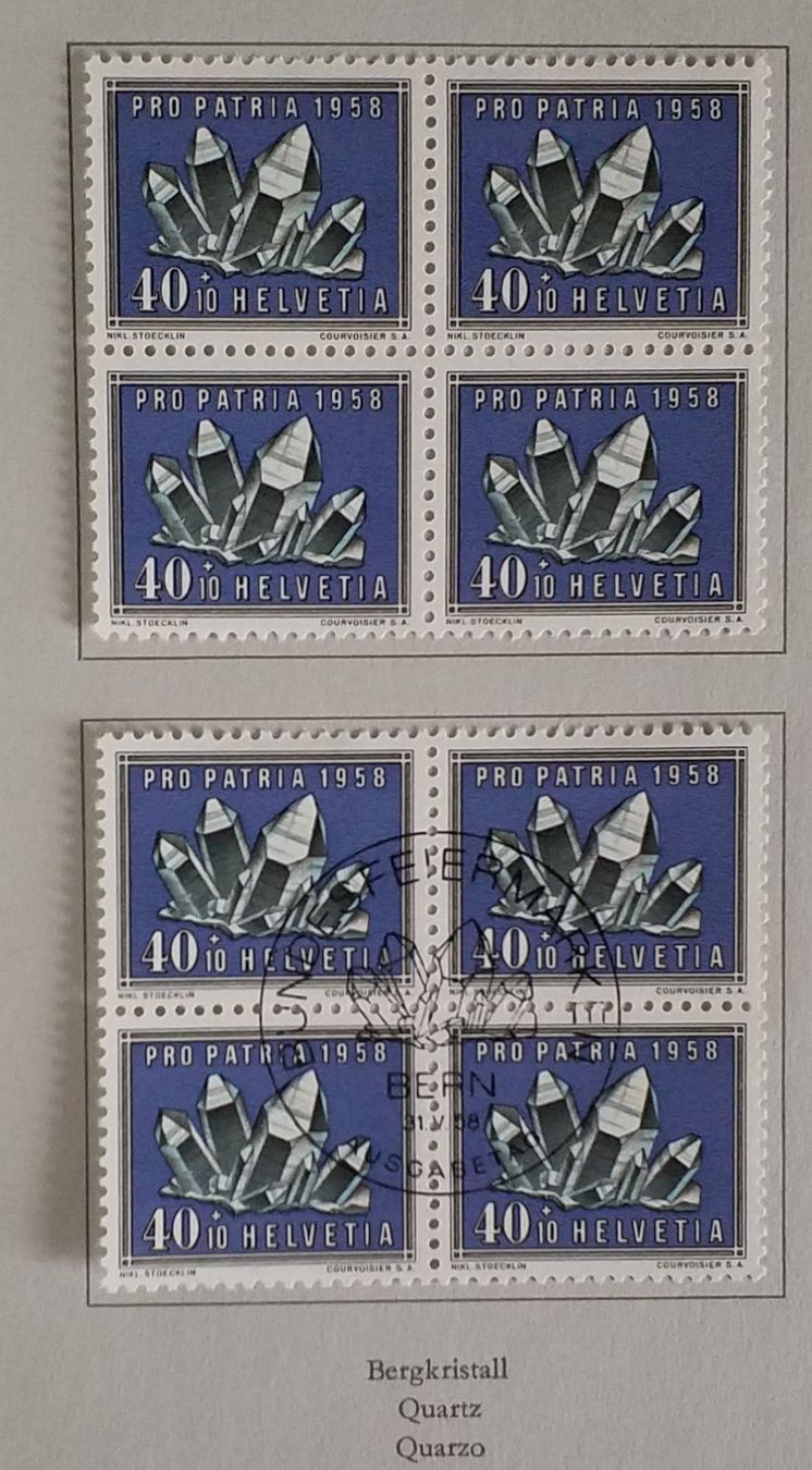 Tutti i francobolli: 1958, Geschenkheft Pro Patria ET, im 4-Block 119.-++ – Nuovo (secondo la descrizione) da Baden venduto da Eggi