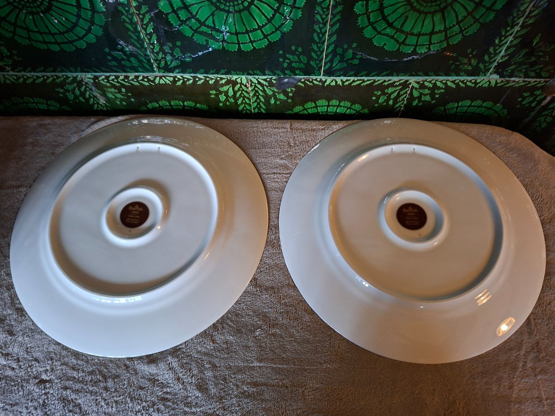 Rosenthal Piatti: 2 grosse Rosenthal Teller Belgravia Nina Campbell neu – Nuovo e nell'imballaggio originale da Otelfingen venduto da silver-moon 1