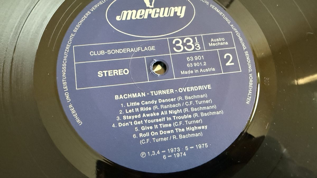 Dischi in vinile: Bachman-Turner Overdrive 1974 – Usato da Ebikon venduto da elischka 6