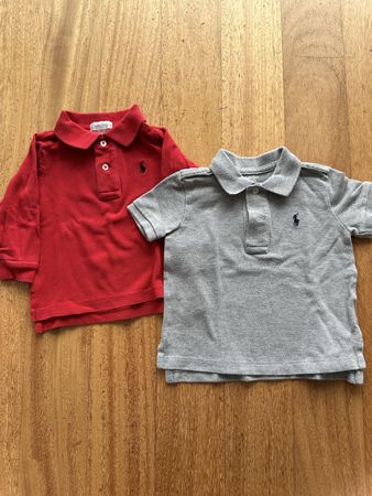 2 Ralph Lauren Polohemden Gr. 12 Monate