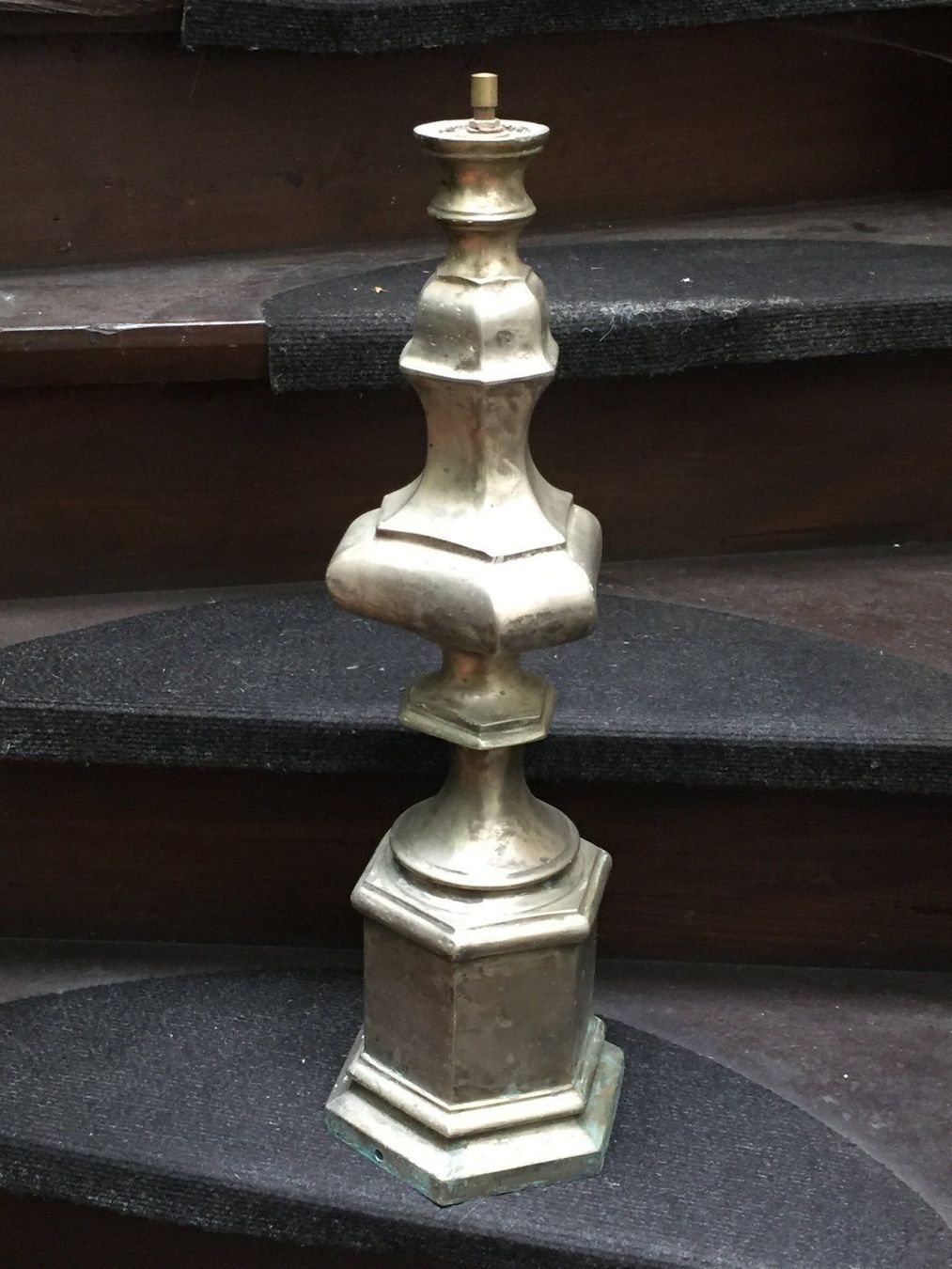 Lampade: Barock Lampenfuss Versilbert Gussmetall – Usato da Schaffhausen venduto da vintageville 1