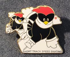 CC462 Pin Winter Asian Games AOMORI 2003 S. T. Speed Skating