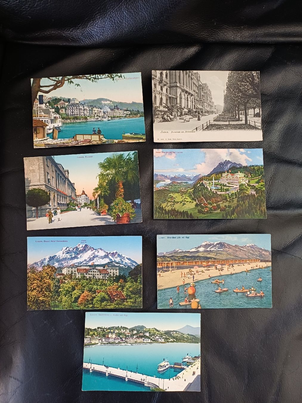 Cartoline postali: 7 Vintage Ansichtskarten aus der Luzern – Usato da Ebersecken venduto da Napf08