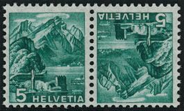 1936 - Kehrdrucke - Abart - Dünnes Papier - postfrisch **