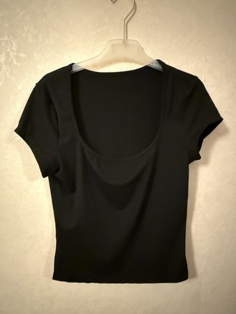 T-shirt noir simple 