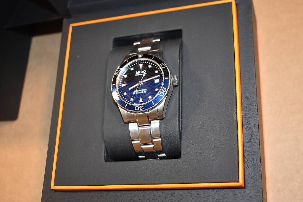 Mido Uhren: Mido Ocean Star 39 Automatik Blau – Gebraucht aus Schönenberg TG von Scania10 2