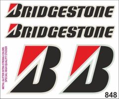 Bridgestone Aufkleber Sticker 4teilig (Art. 848)