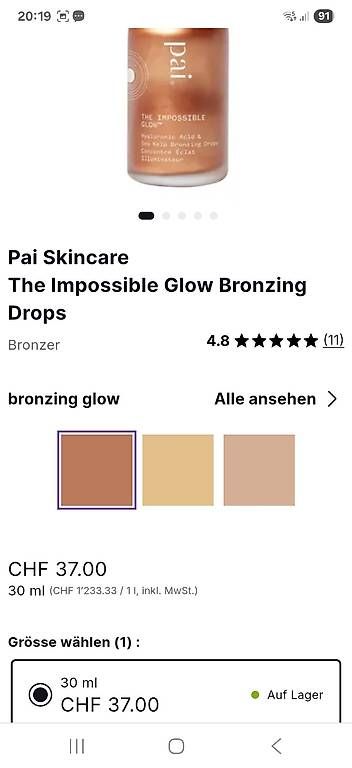Maquillage: Glow Drops von PAI – Neuf avec emballage d'origine à Uerkheim par Pod23 2