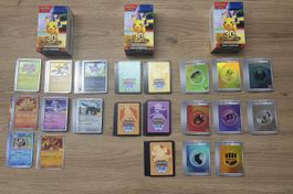 Pokémon 30th Anniversary Karten-Lot (344 Karten) - 1 CHF 🔥