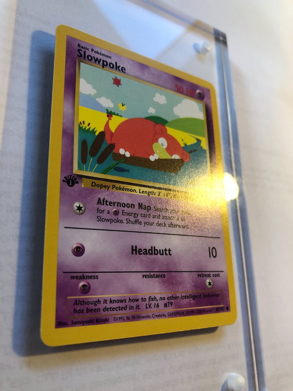 Cartes à collectionner: Slowpoke 1st Team Rocket - NM - ab 1.- – D'occasion à Giubiasco par dan_pr8b 1